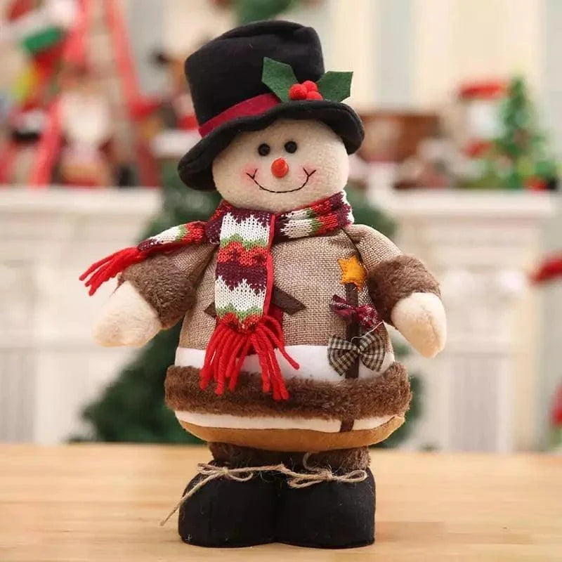 Bonecos de Natal de Pelúcia para Decoração Festiva Kasamô