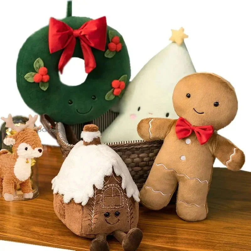 Bonecos de Pelúcia Natalinos para Decoração Kasamô