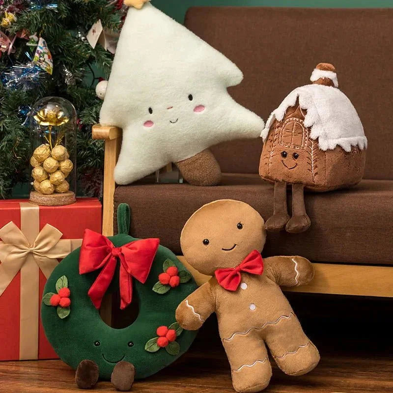 Bonecos de Pelúcia Natalinos para Decoração Kasamô