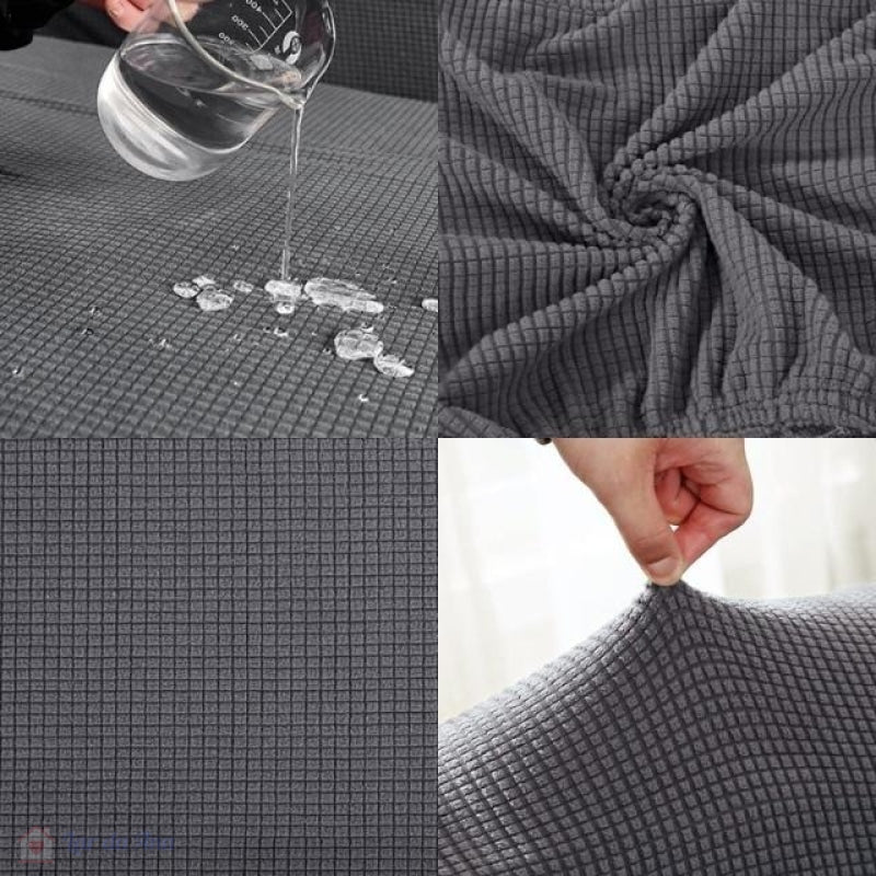 Kit Capas para Cadeira Impermeável - Cinza Claro