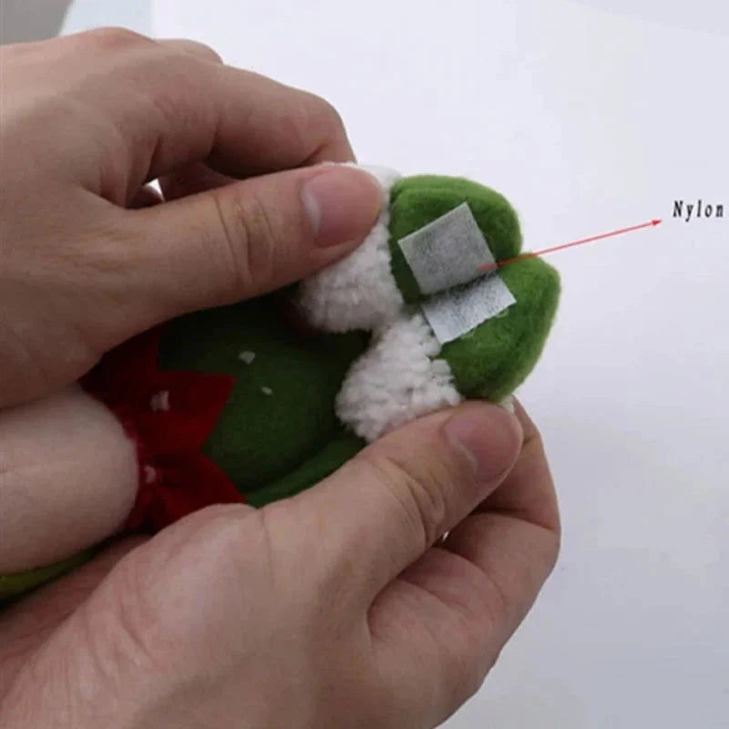 Capa para Garrafa de Vinho Natalina com Papai Noel e Boneco de Neve Kasamô