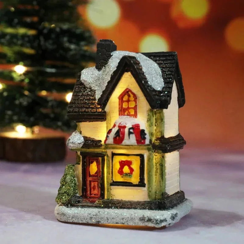 Casas Iluminadas de Natal para Decoração Festiva Kasamô