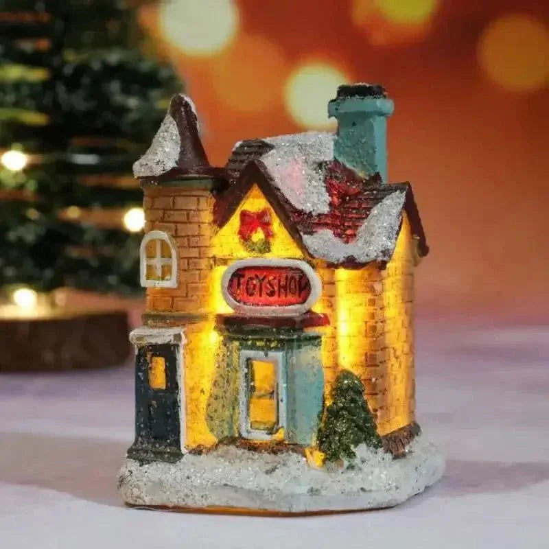 Casas Iluminadas de Natal para Decoração Festiva Kasamô