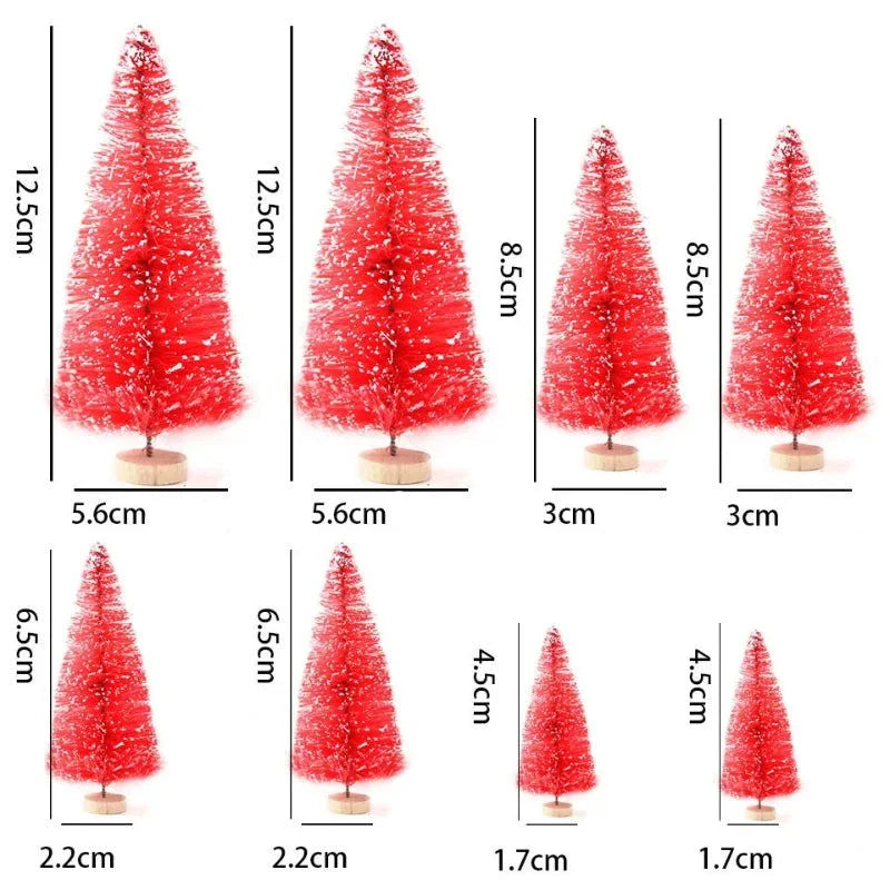 Conjunto Mini árvores de Natal em Pinheiro para Decoração Kasamô