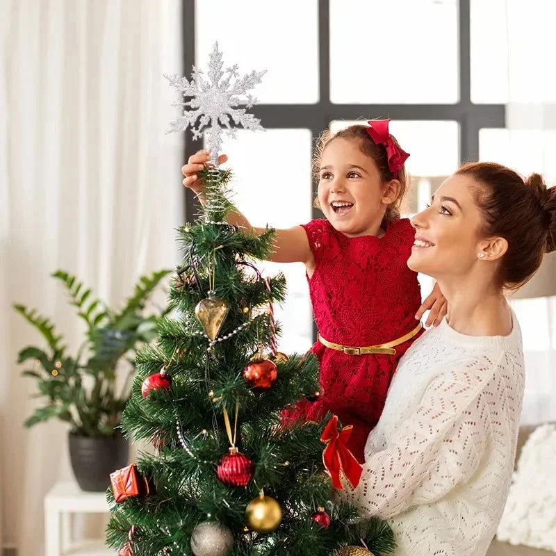 Estrela Brilhante Decorativa para Topo de árvore de Natal Kasamô