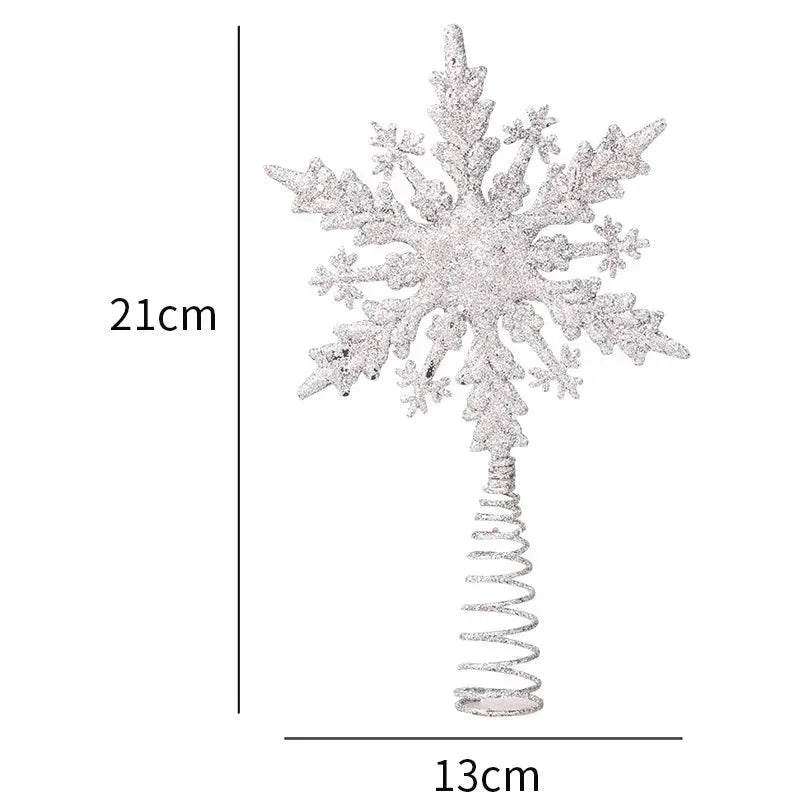 Estrela Brilhante Decorativa para Topo de árvore de Natal Kasamô