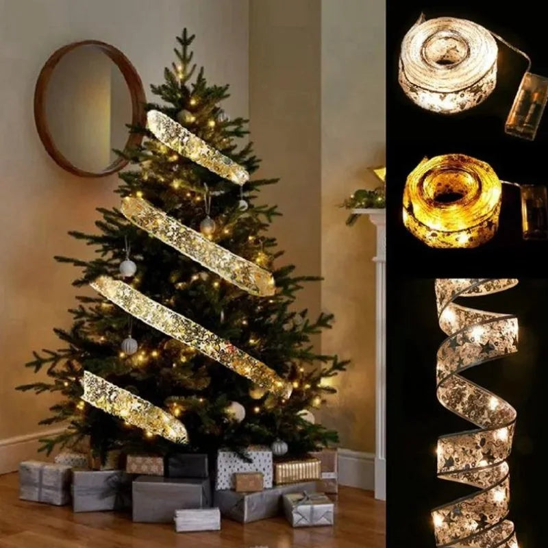 Fita Led Decorativa para árvore de Natal com Iluminação Kasamô