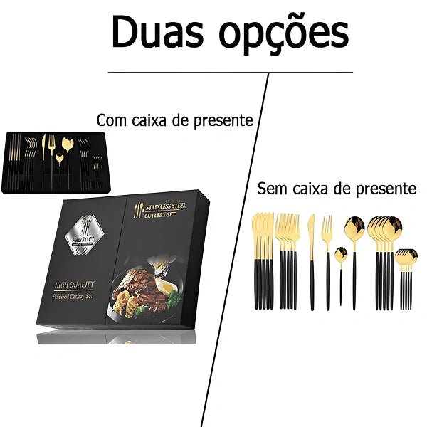 Conjunto Vermont Luxo de 24 peças - Kasamô