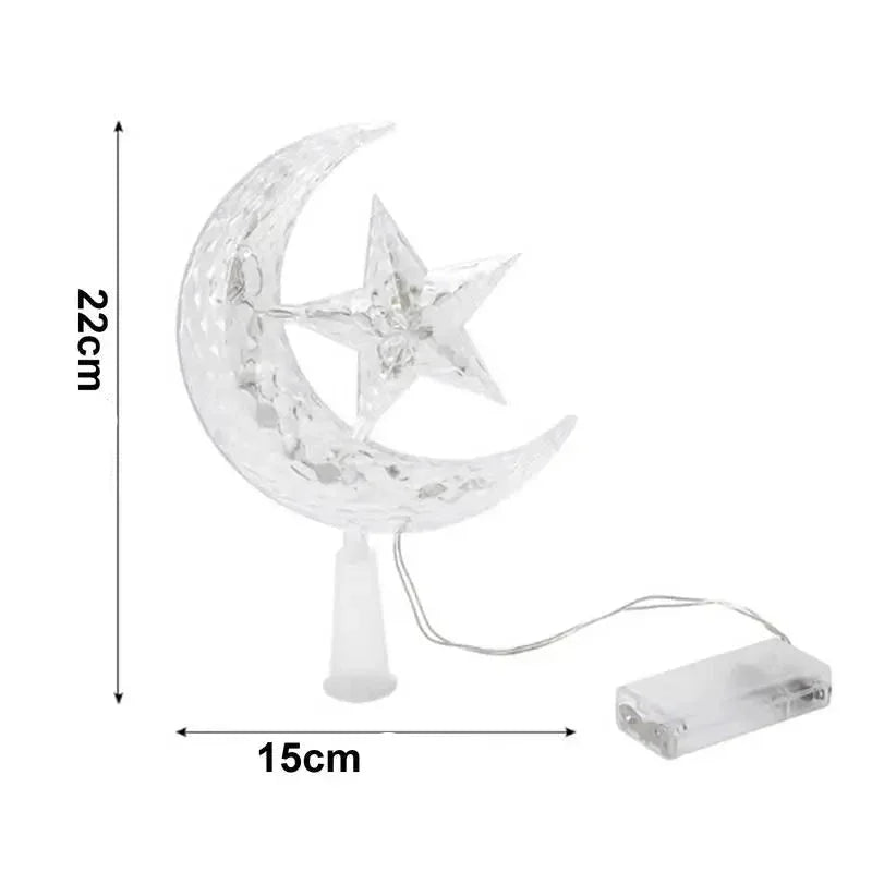 Lâmpada de Led Lua e Estrela para Topo de árvore Kasamô