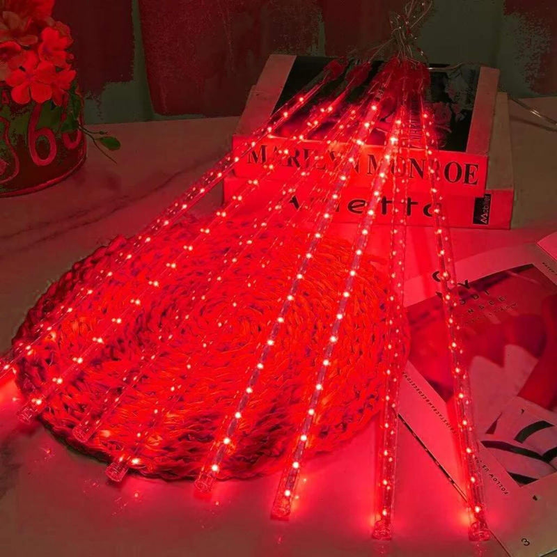 Chuva de Led Infinita Decoração de Natal