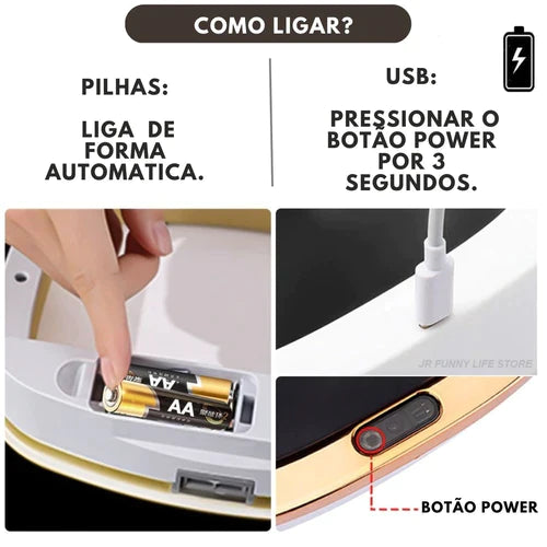 Lixeira Para Banheiro Com Sensor  12 Litros - Wastebin