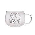 Caneca de Vidro "Good Morning"