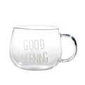 Caneca de Vidro "Good Morning"