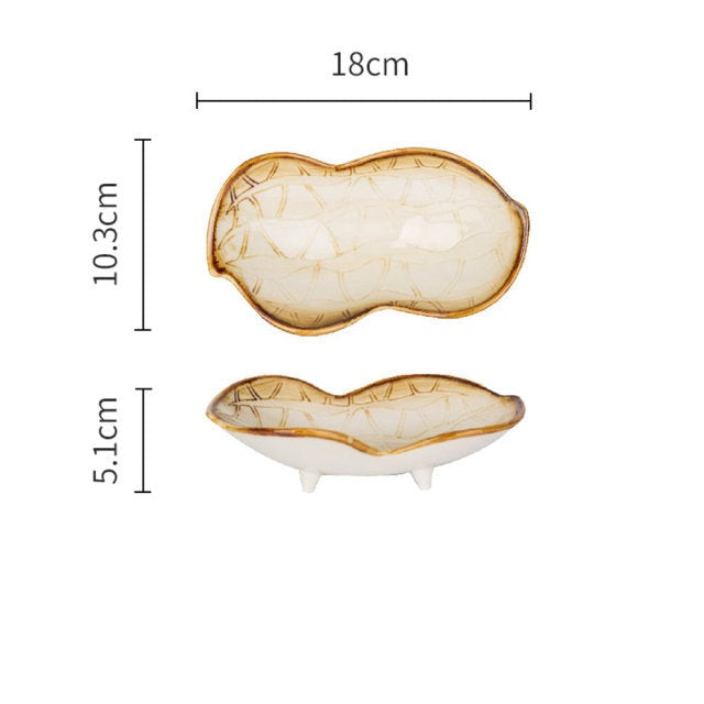 Prato em Cerâmica Coleção Vegetais