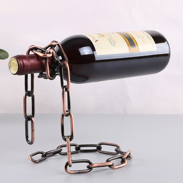 Corrente ou Corda Mágica Suporte para Vinhos