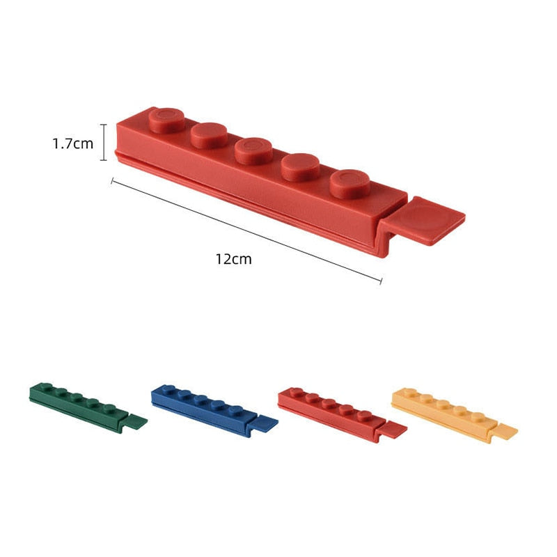 Prendedor de Vedação Lego - 4 Peças