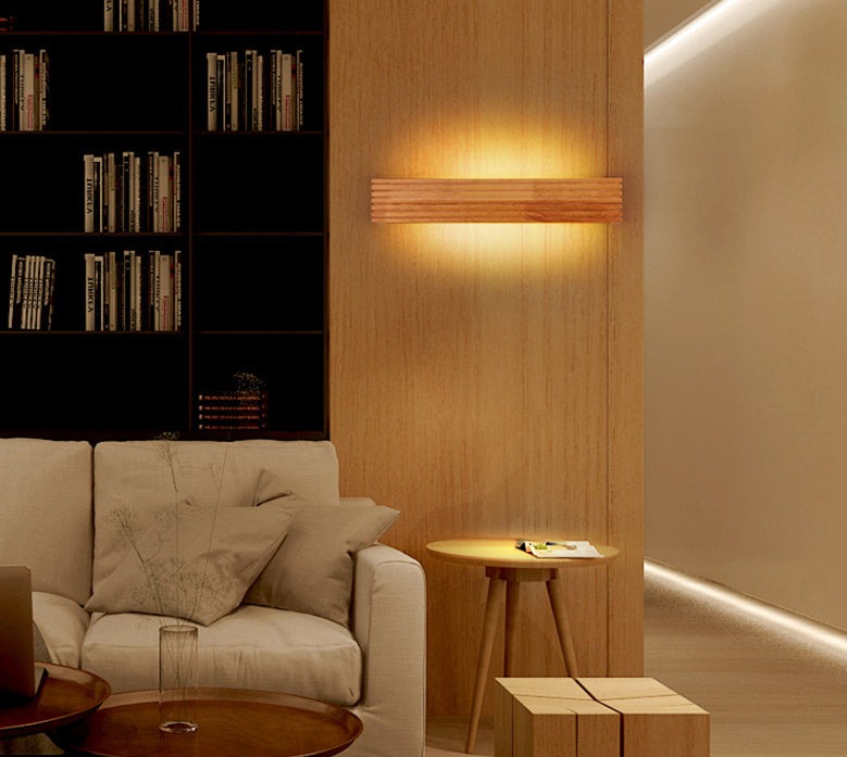 Luminária Wood Estilo Japonês