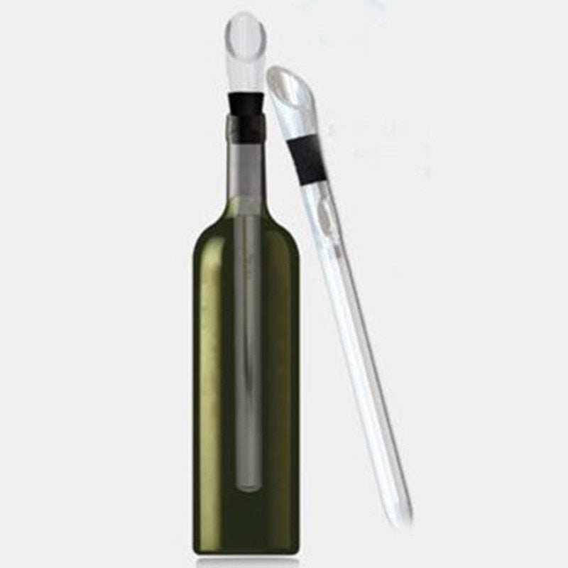 Bastão Resfriador de Vinho c/ Bico Aerador em Aço Inox