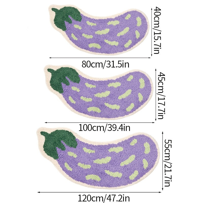 Tapete Divertido - Banana ou Berinjela